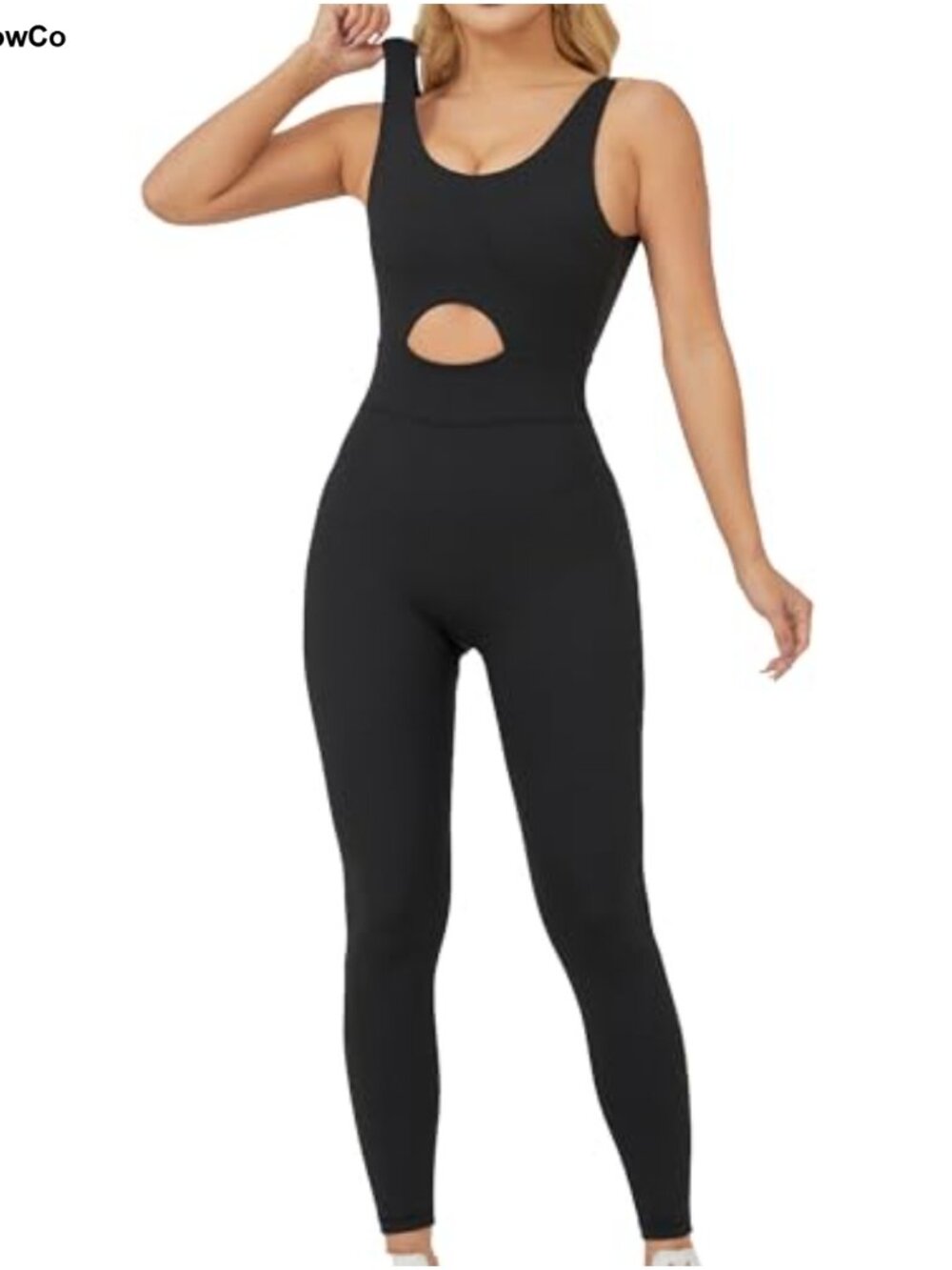 Sleeveless Yoga One Piece Jumpsuit Backless Body Shaping Workout